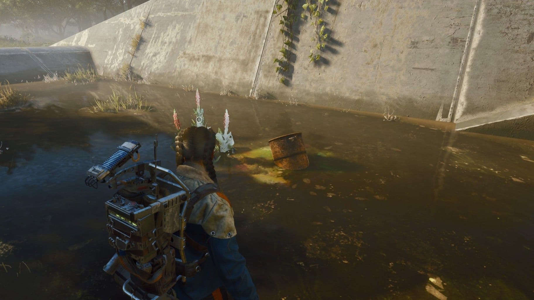 Contaminated drain location