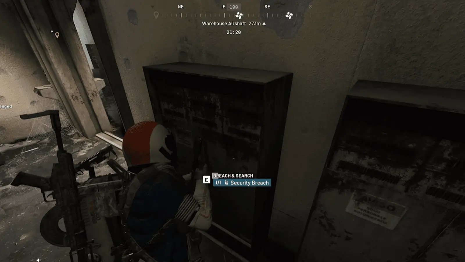 Security breach locker location near Red Lakes extraction point