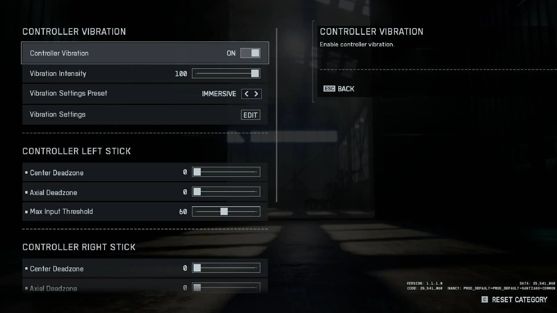 Best controller settings for ...