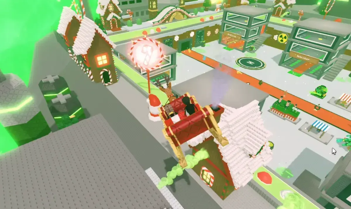 Collecting Candy Canes mid-flight