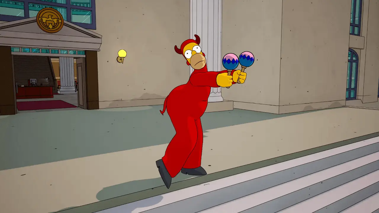 Evil Homer weapon stats