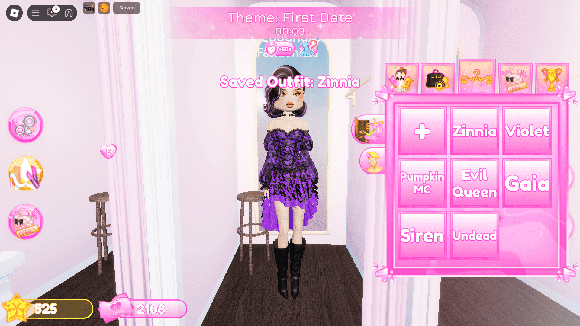 Wardrobe collection display