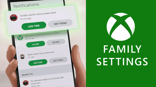 Xbox Child Account and Family Setting Info image
