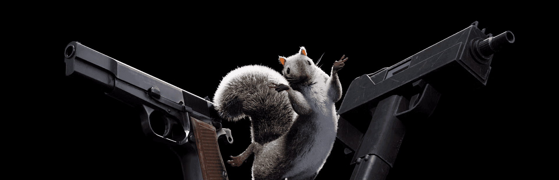 Squirrel with a Gun Banner