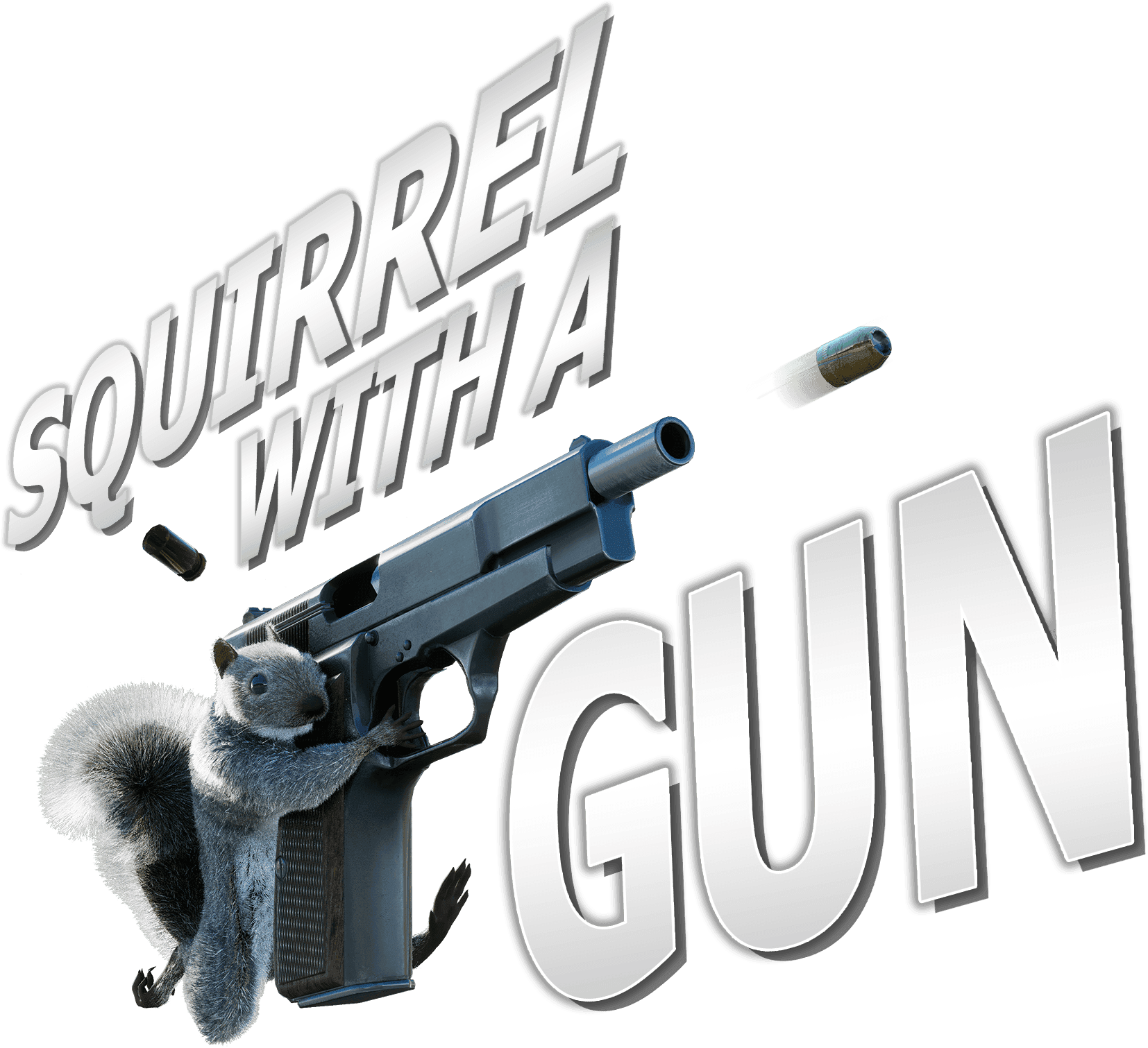 Squirrel with a Gun Logo