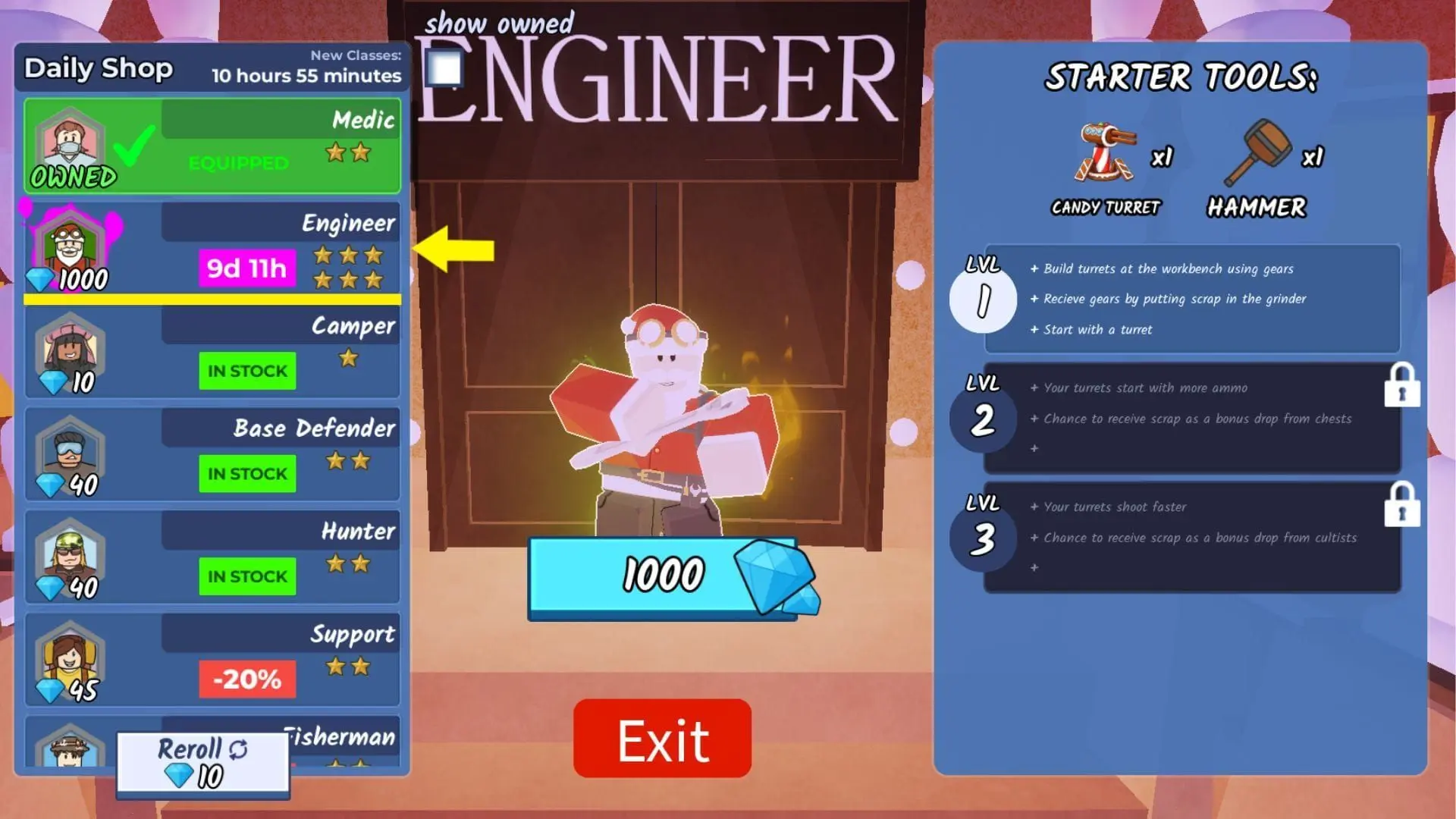 Engineer starting equipment