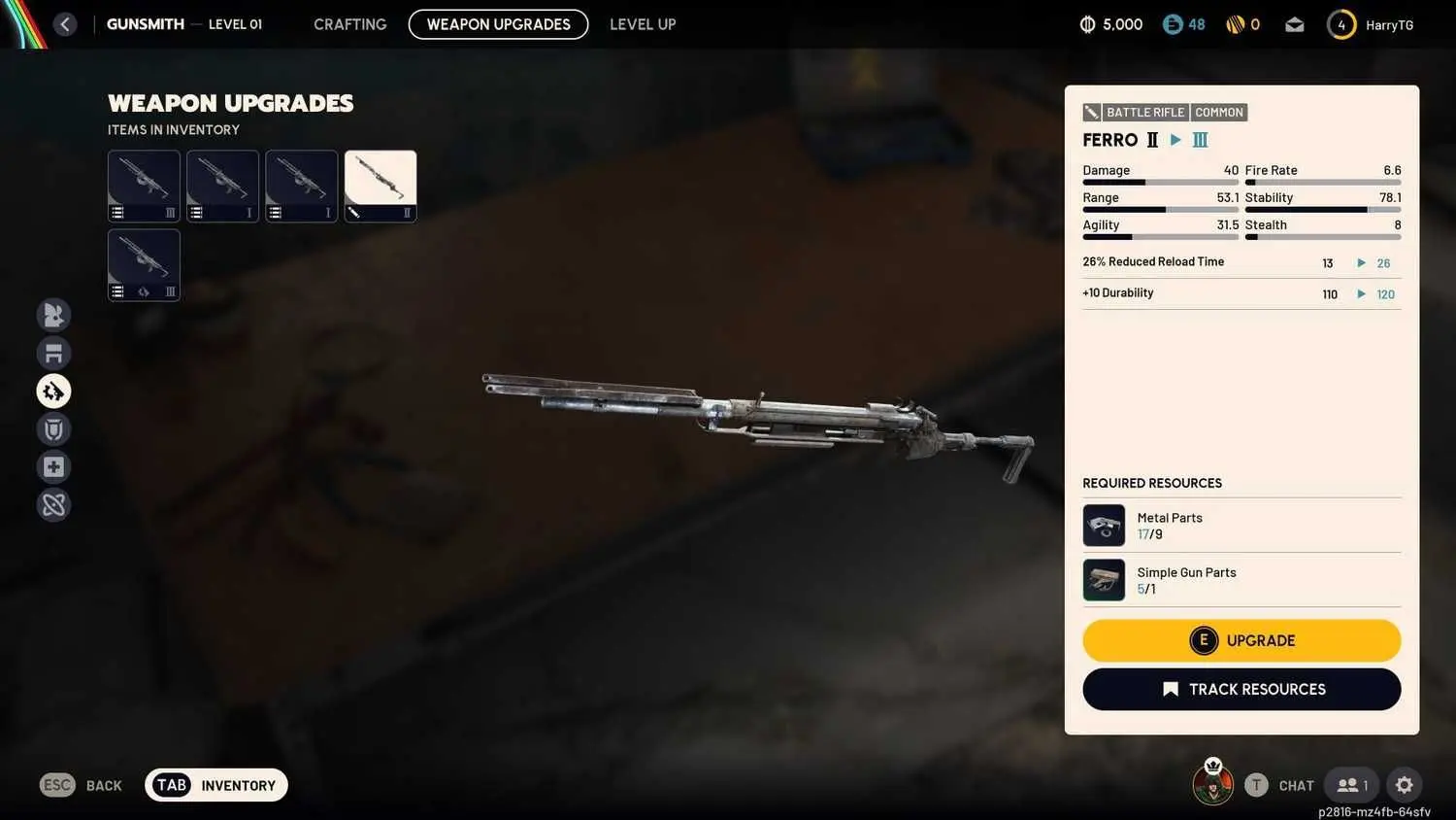 Upgrade Weapons And Items In Arc Raiders