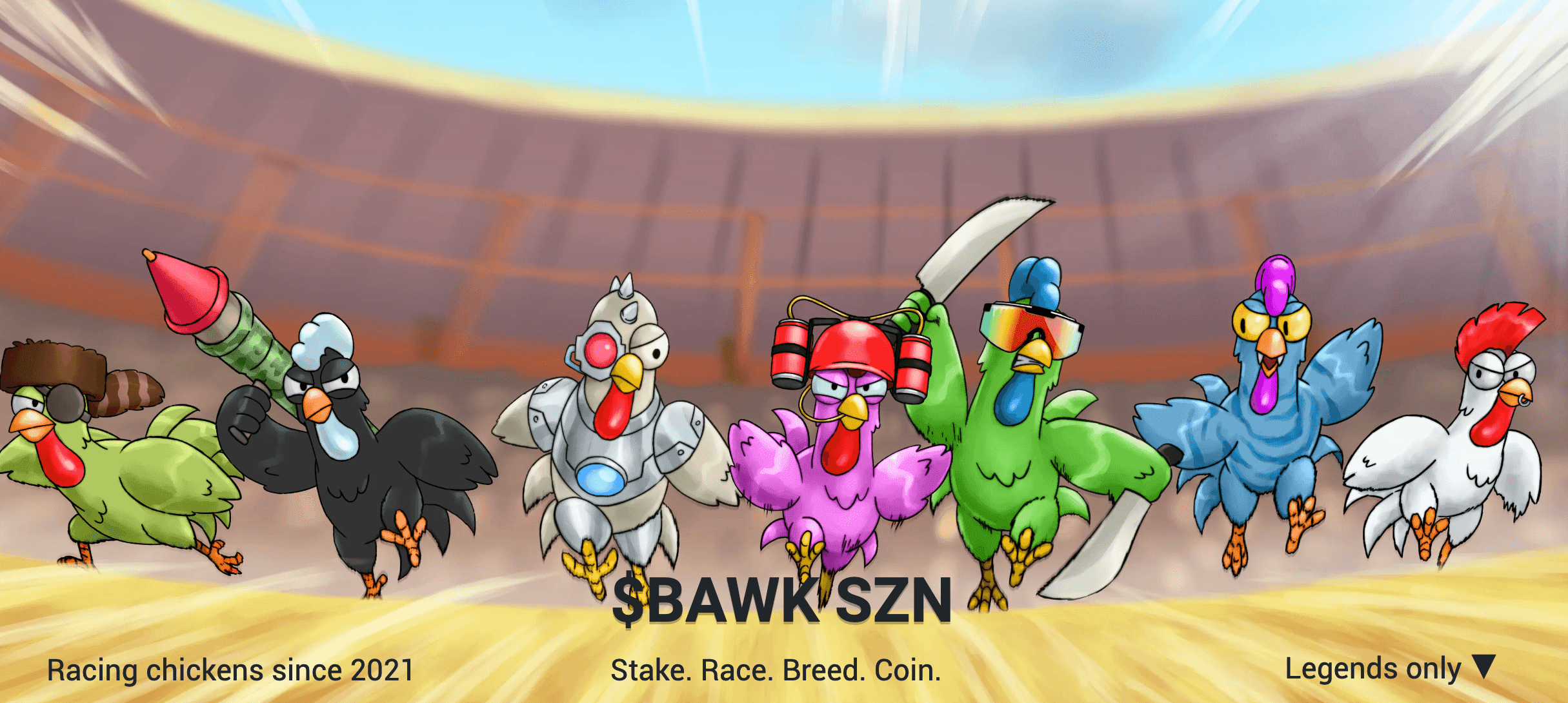 $BAWK Chicken Derby Token