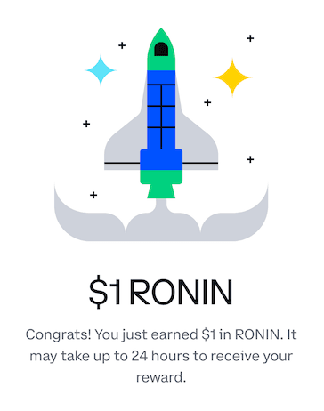 Coinbase Learn & Earn Campaign Featuring Ronin is Now Live