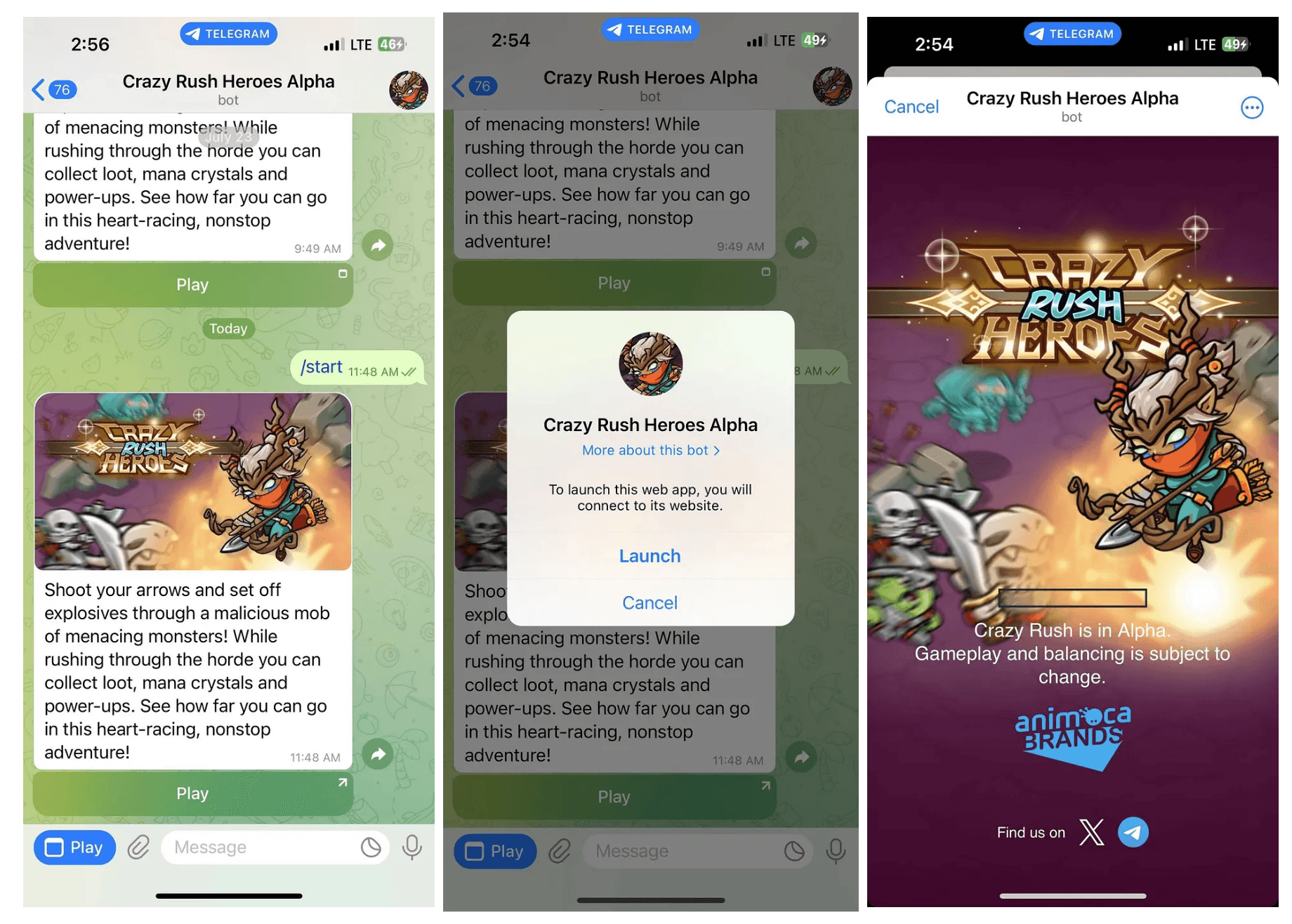 Crazy Rush Heroes Bring TOWER Ecosystem Adventures to Telegram