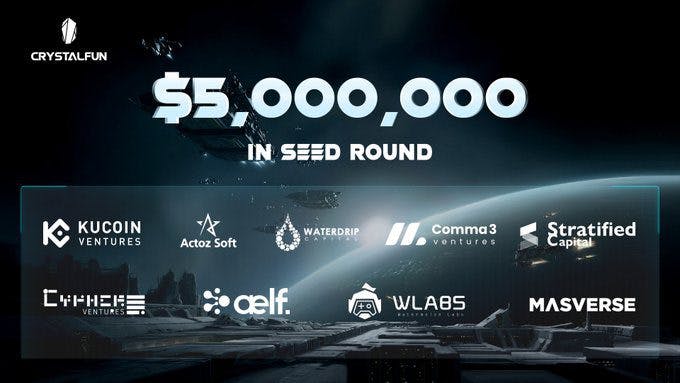 Crystal Fun Secures $5M for Decentralized Gaming Ecosystem