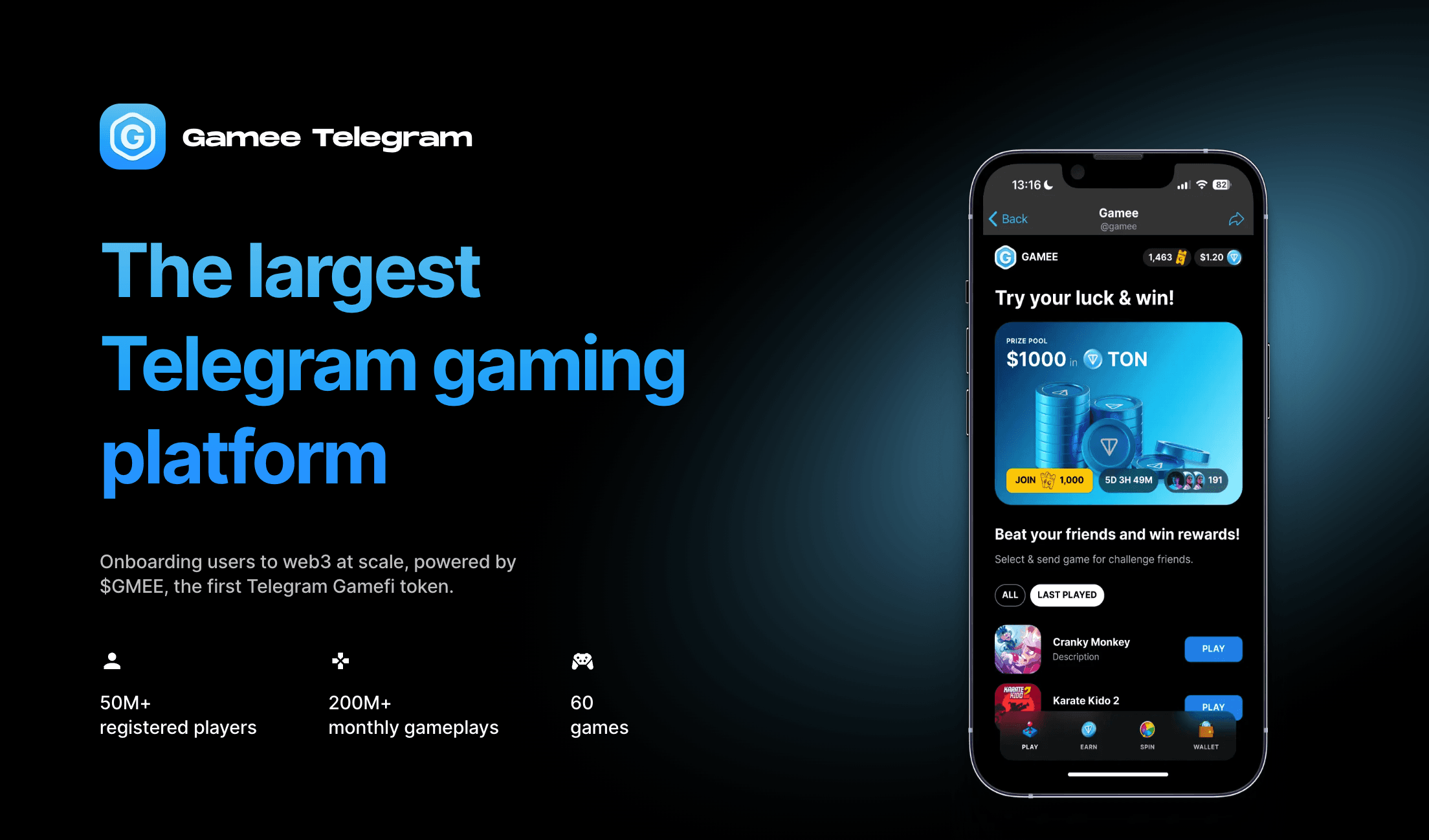 Gamee Expands to Telegram with Investment from TON