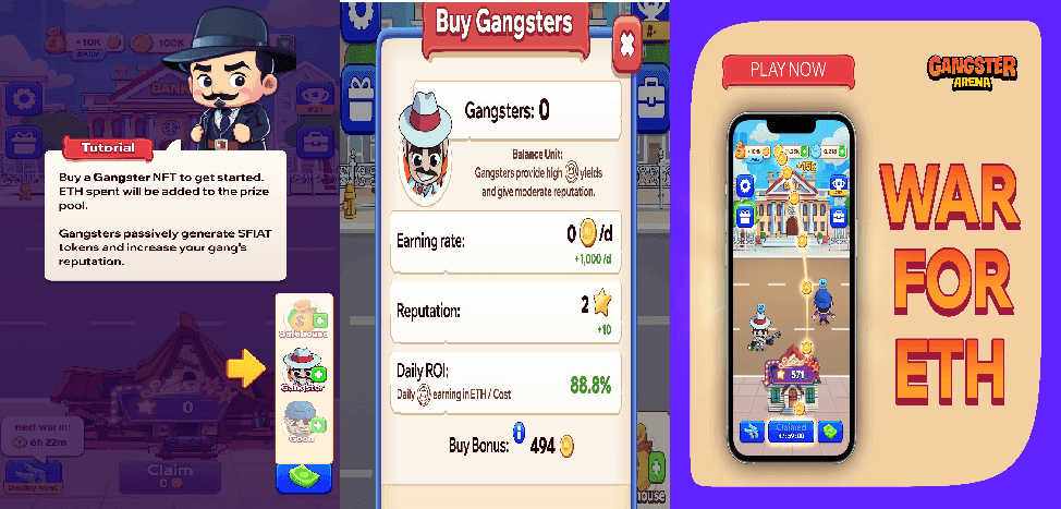 Gangster Arena NFT Game | Play & Earn Gangster Arena | GAM3S.GG