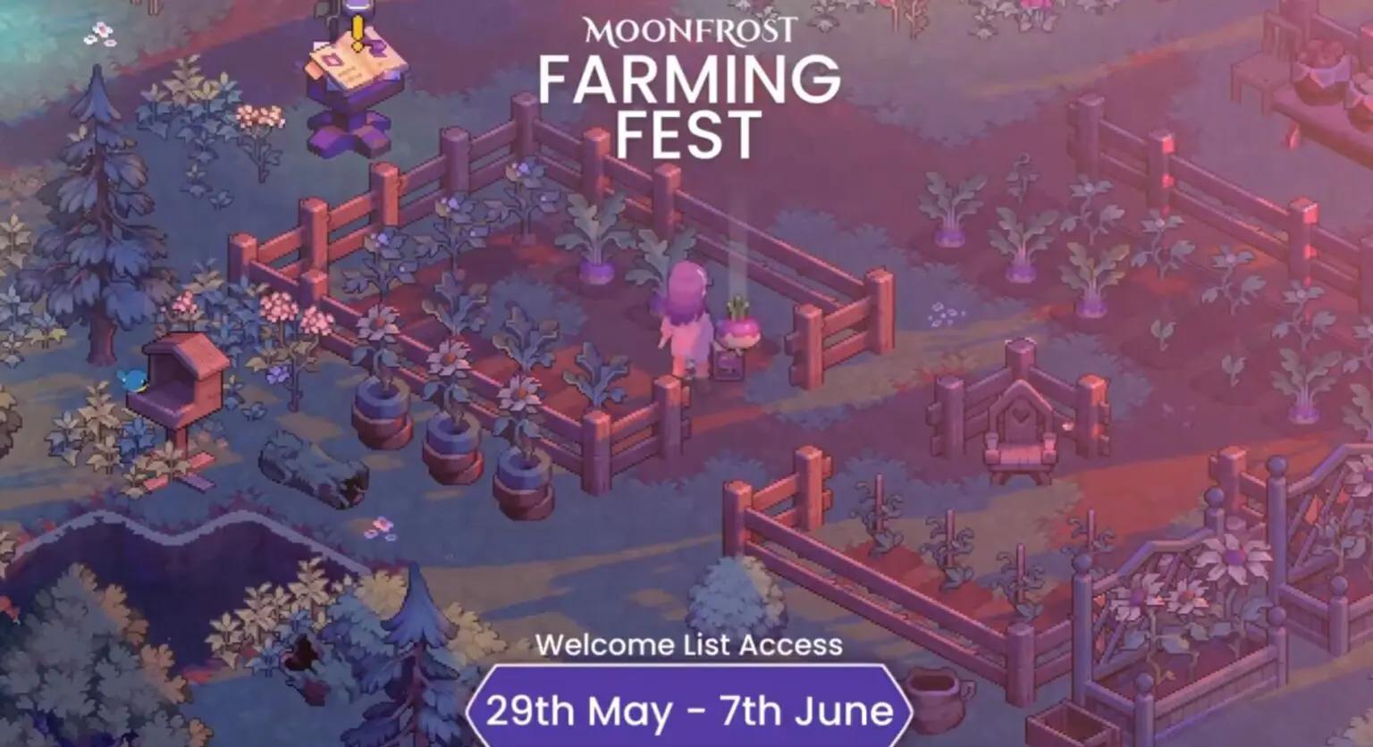 Moonfrost Farming Fest Kicks Off May 29th