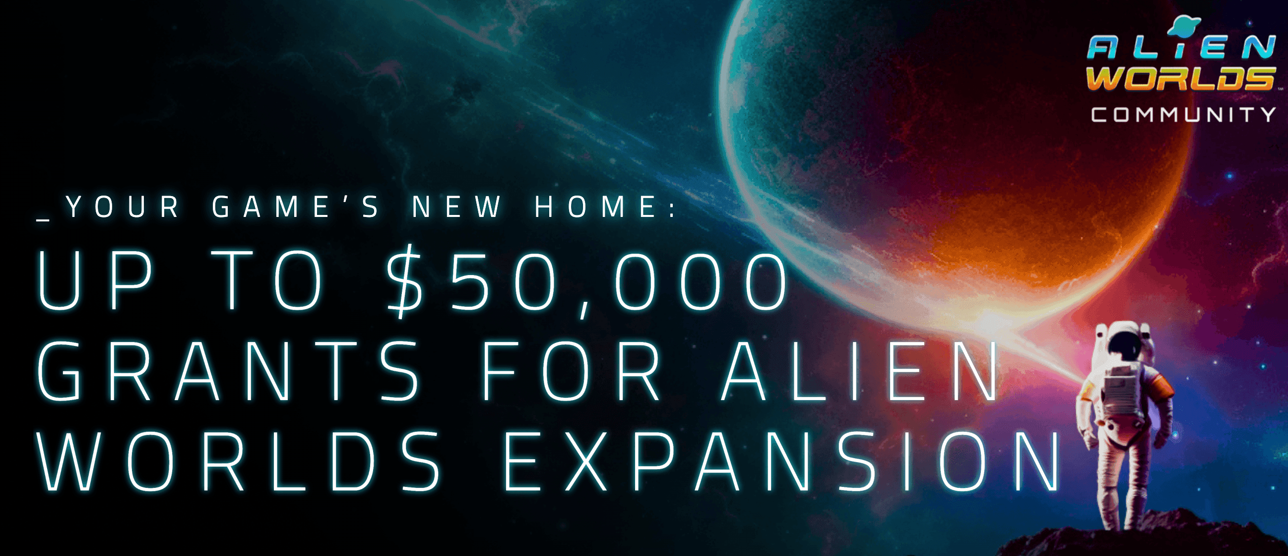 New $50k Grant Program to Expand Alien Worlds Ecosystem