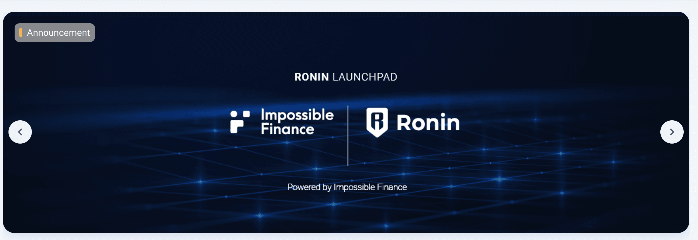 Ronin Launchpad