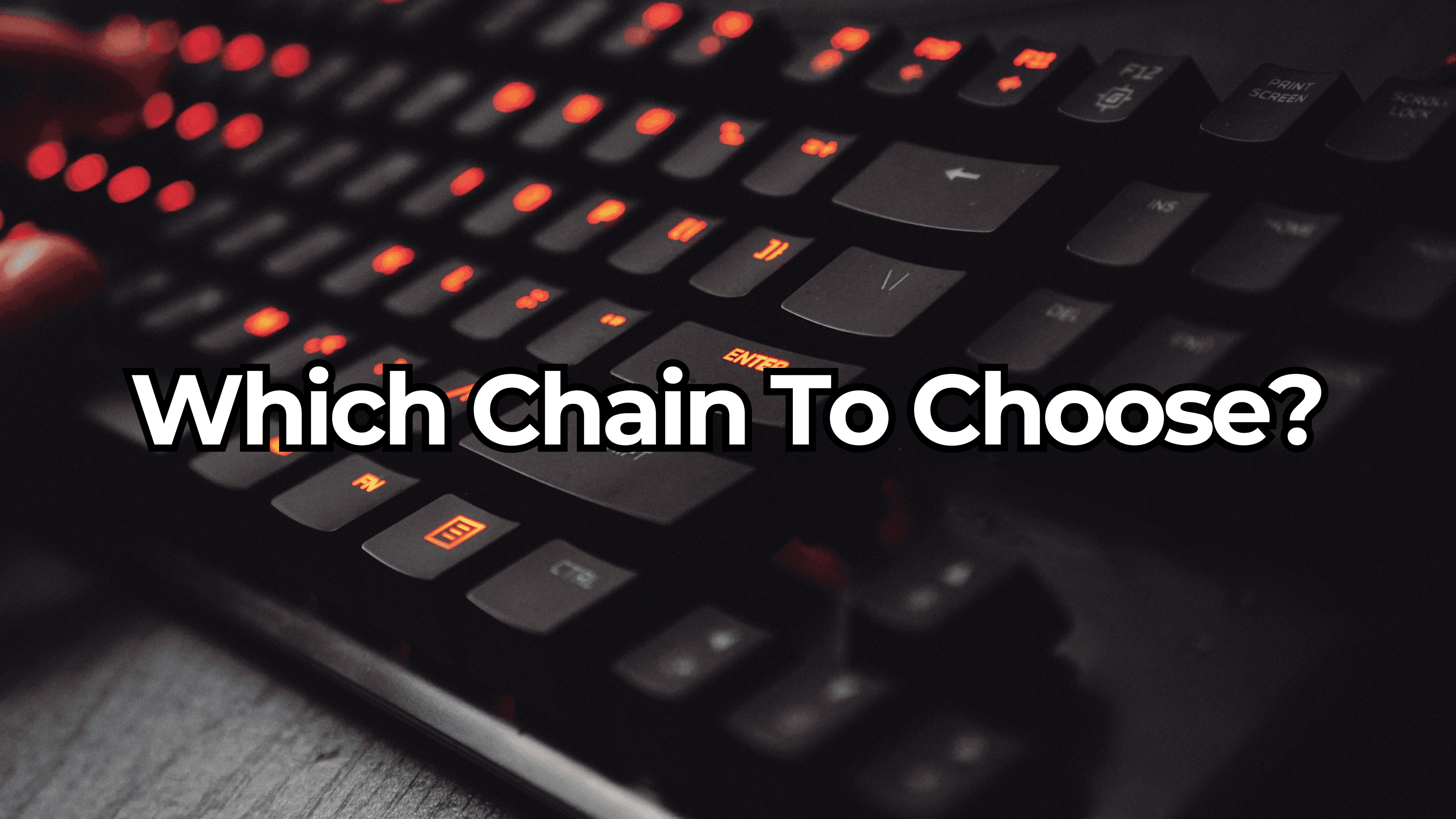 Selecting the Ideal Blockchain to Build Your Game