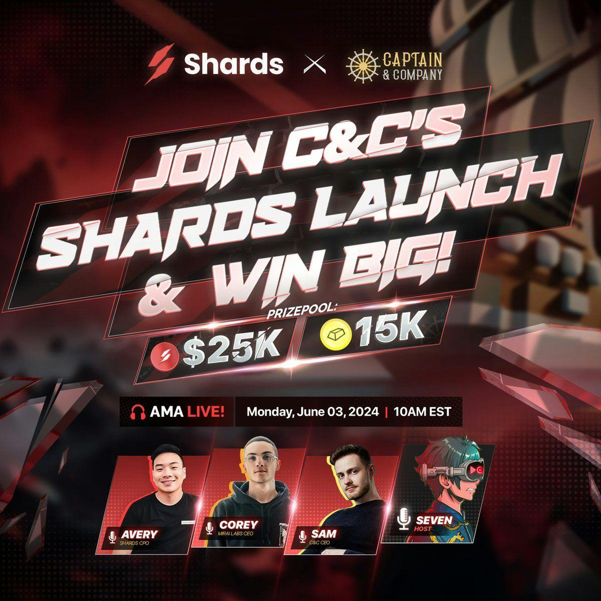 Shards Teams Up with Captain & Company for PvP Tournament