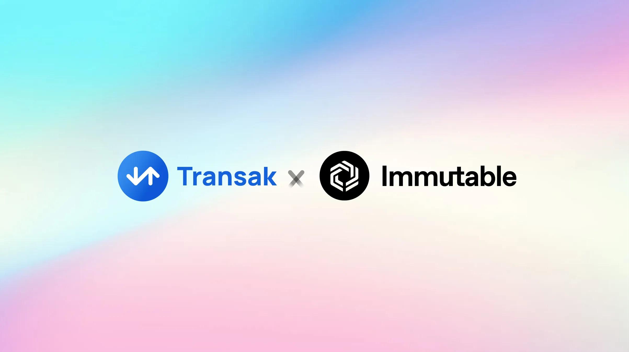 Transak x Immutable Announcement.webp