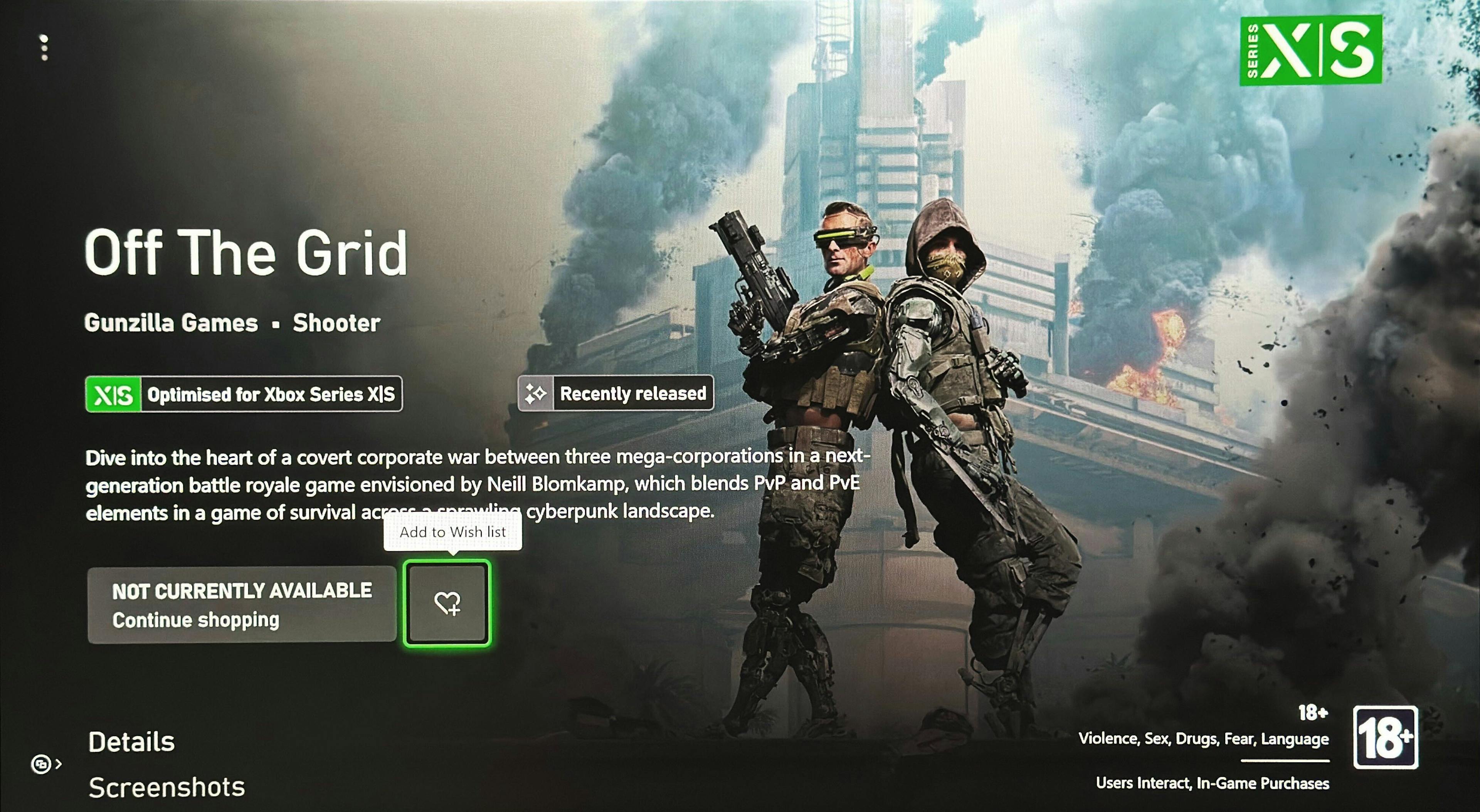 Xbox Welcomes First Web3 Game from Gunzilla Games Off the Grid