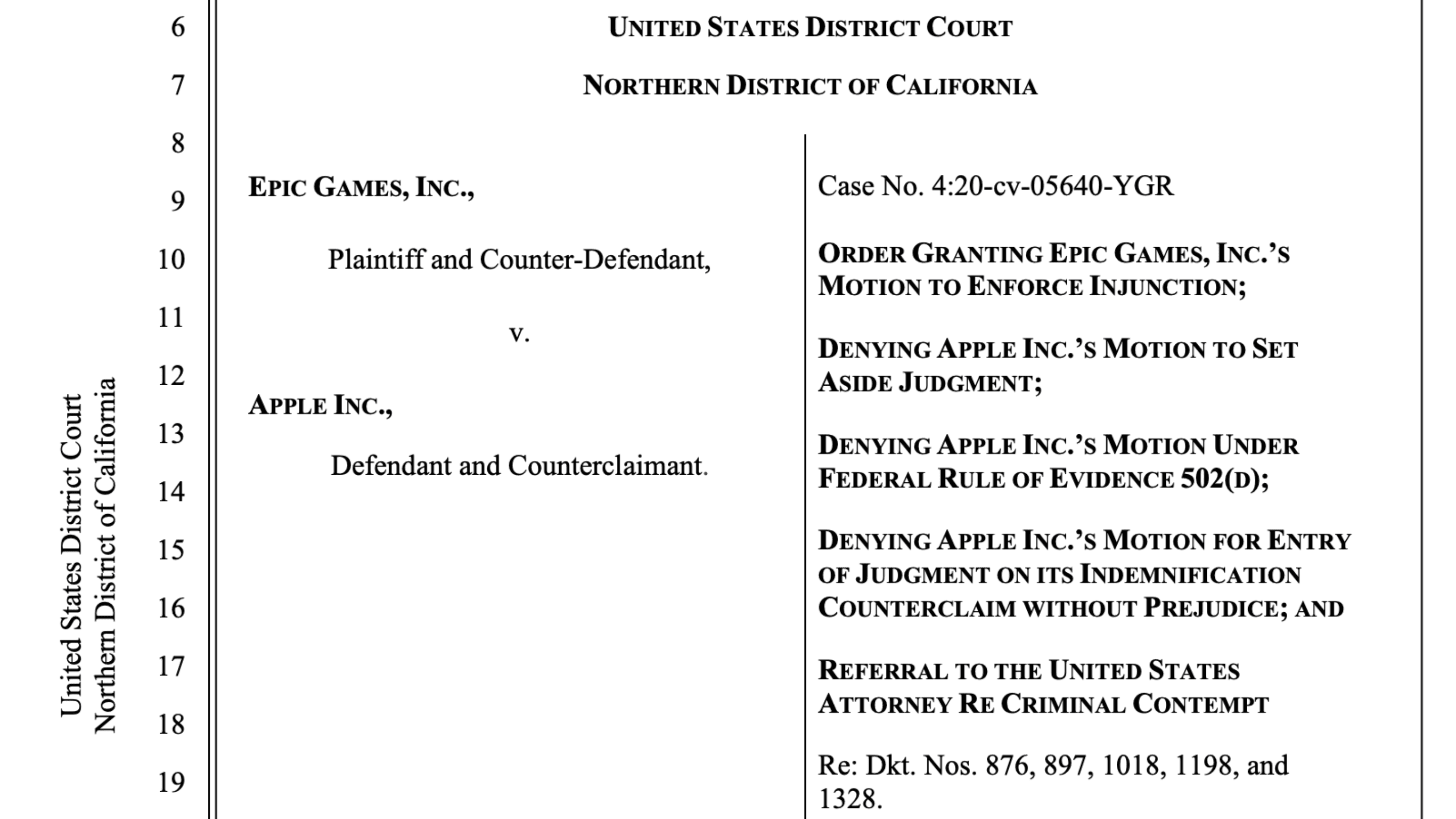 Apple Found in Willful Violation of Court Order