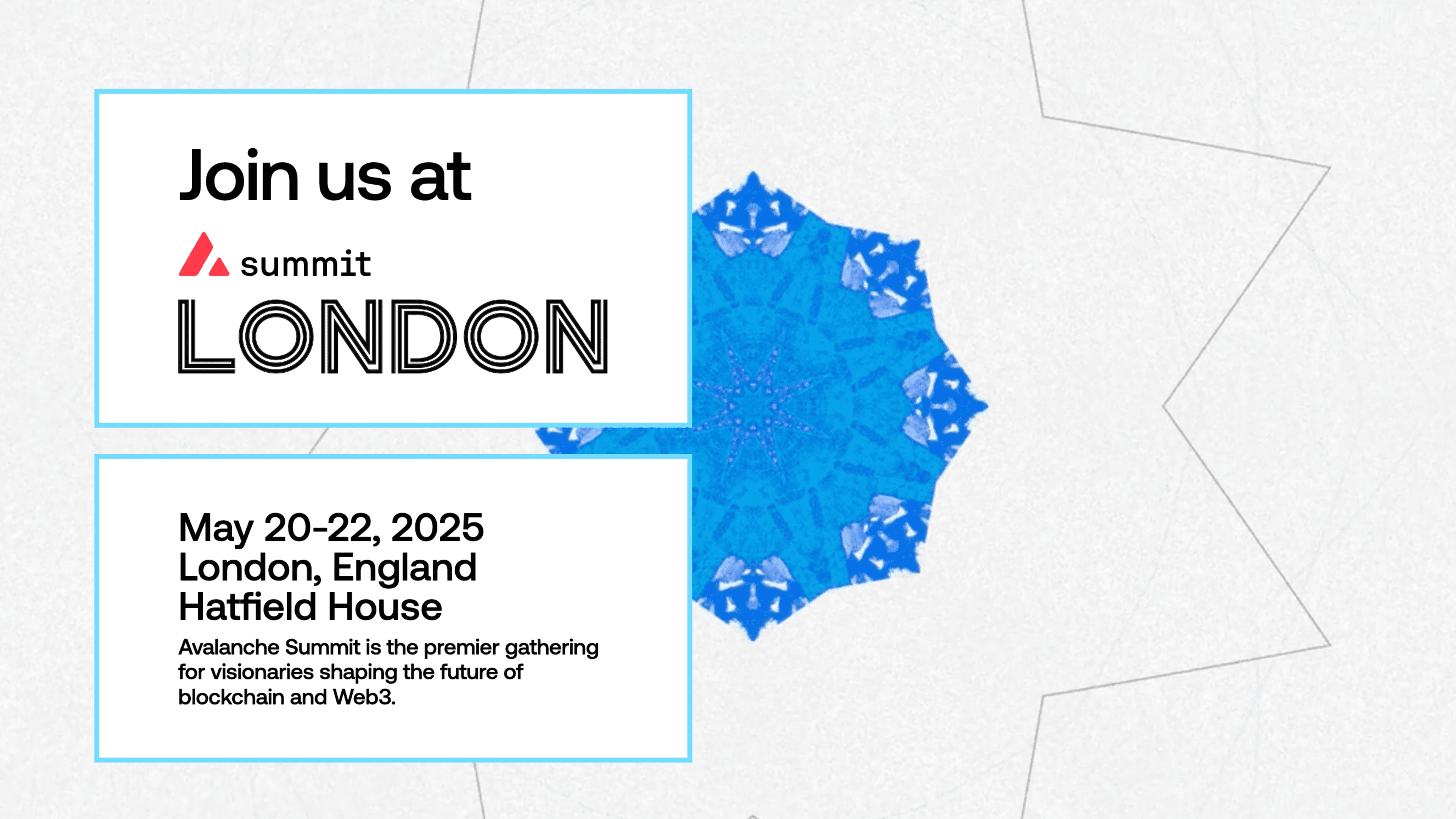Avalanche Summit London May 2025