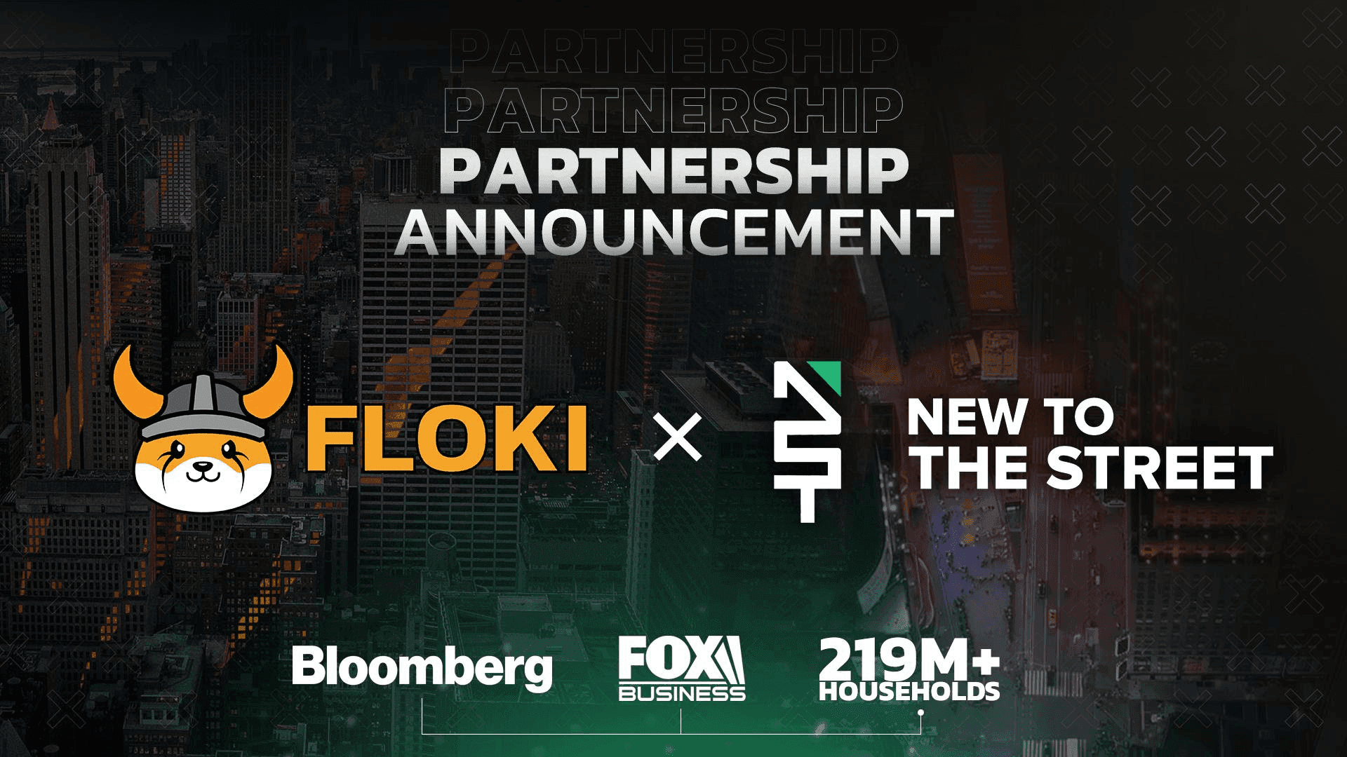 FLOKI Teams Up with New to The Street 
