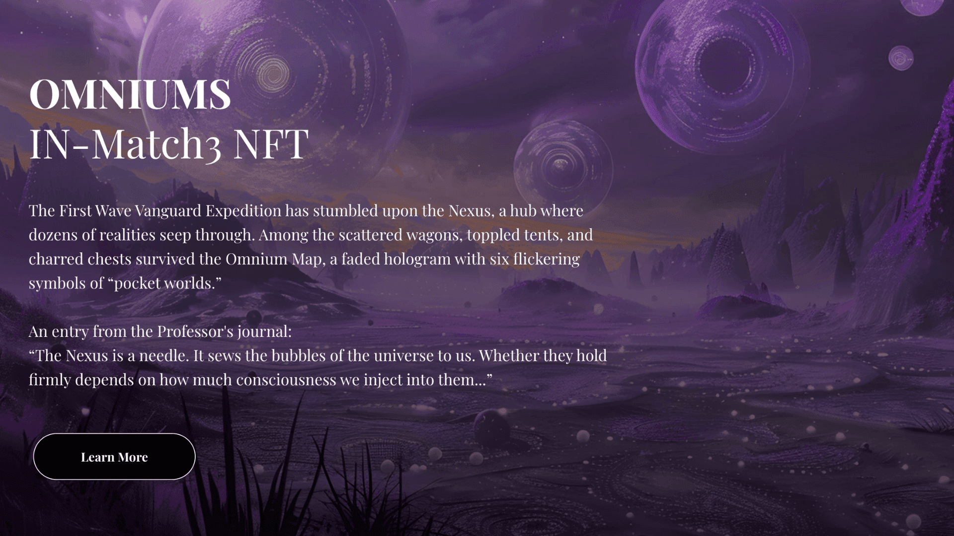 IN-Match 3 Launches NFT Land Event