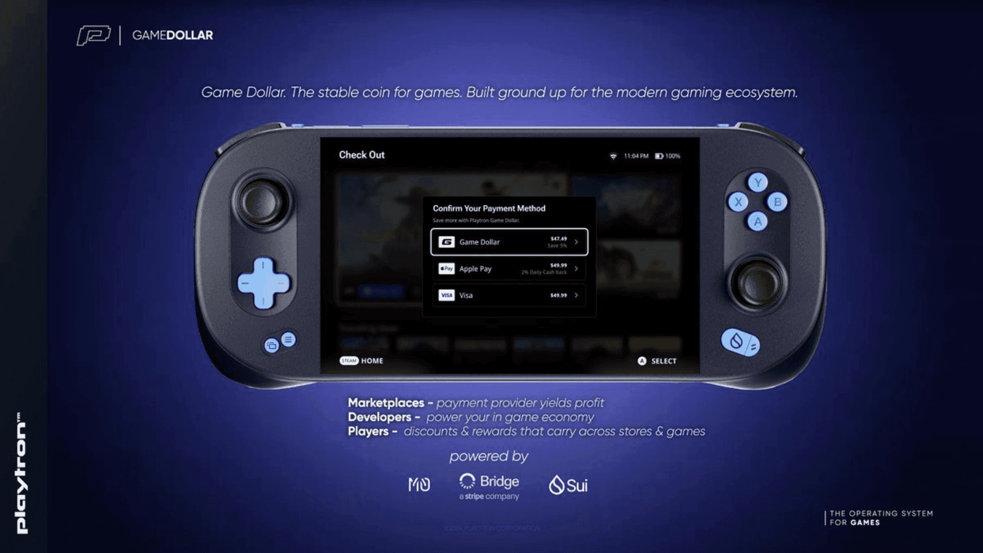 Playtron Reveals Game Dollar for Sui Gaming Ecosystem