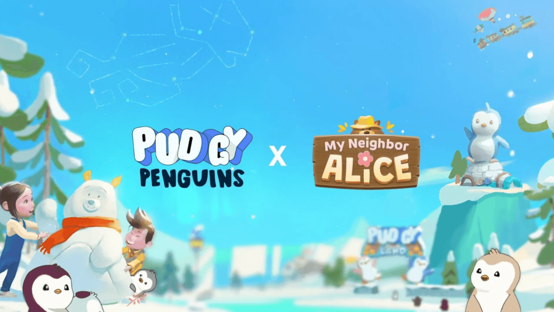 Pudgy Penguins Partners with My Neighbor Alice