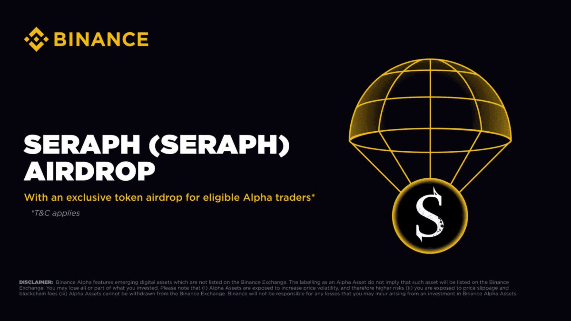 Seraph (SERAPH) Listed on Binance Alpha