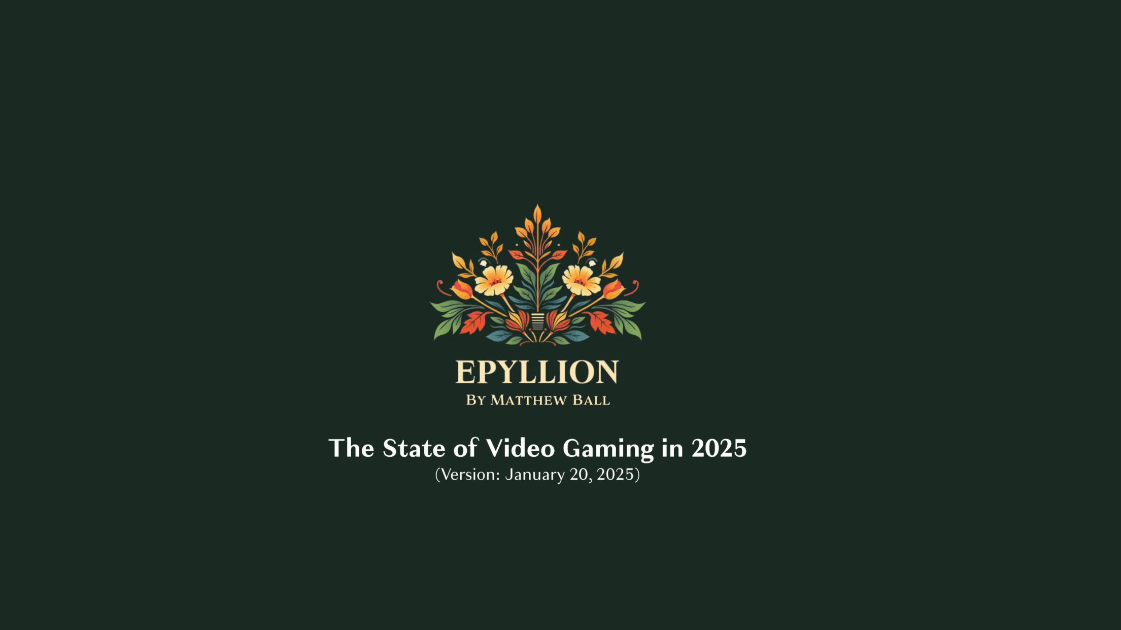 The State of Video Gaming in 2025