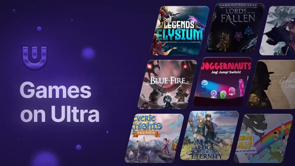 Ultra Games Reveals Stellar Web3 Gaming Launch Lineup
