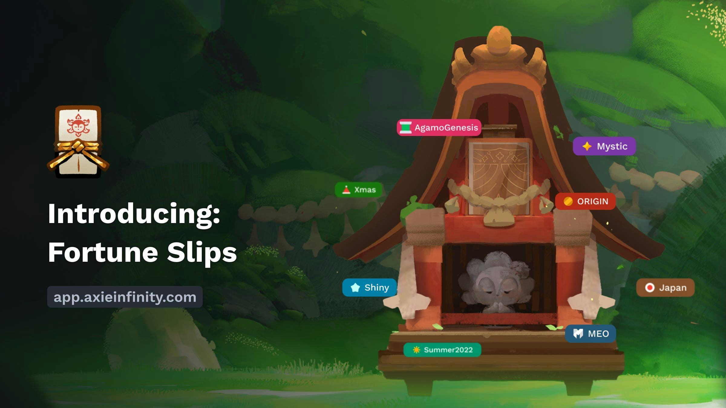 Axie Infinity Introduces Fortune Slips: A Prelude to Axie Part Evolutions