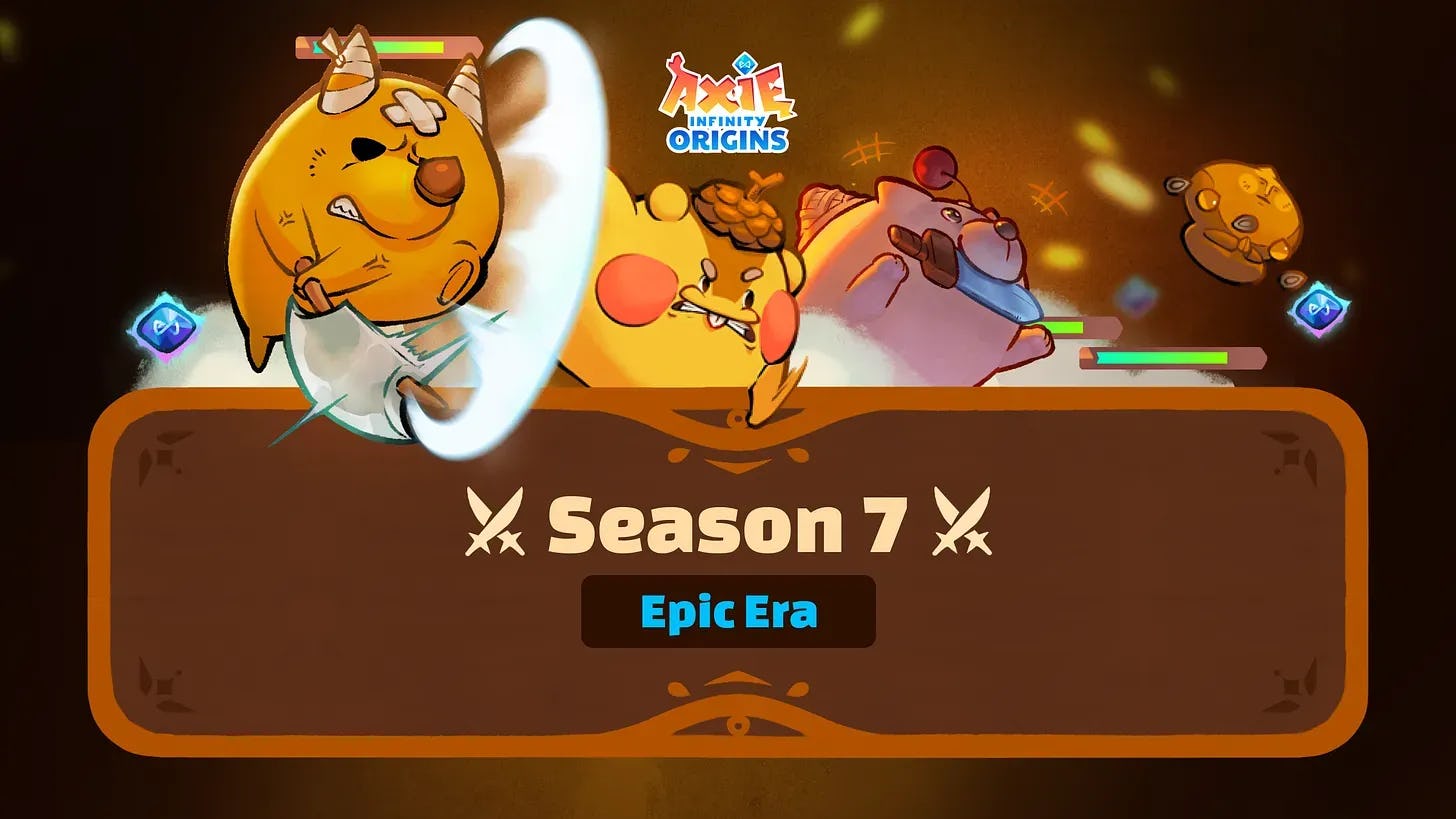 Axie Infinity Origins Season 7 Epic Era Brings New Challenges and Rewards