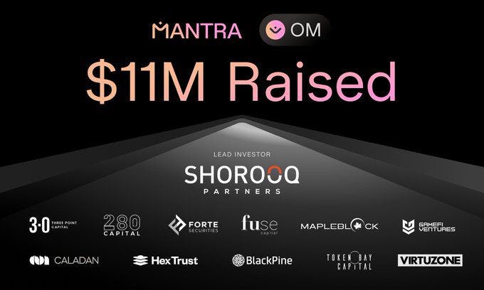 MANTRA Secures $11M Funding Led by Shorooq Partners