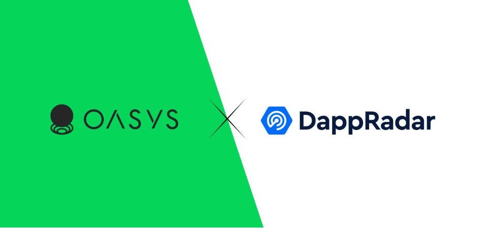 Oasys Collaborates with DappRadar to Expand Games & dApps Reach