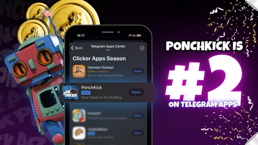 Ponchiqs Raises $1.75M After PonchKick Telegram Game Launch