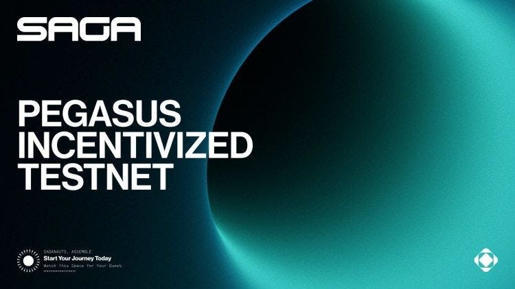 Saga Launches Pegasus Incentivized Testnet for Web3 Gaming 