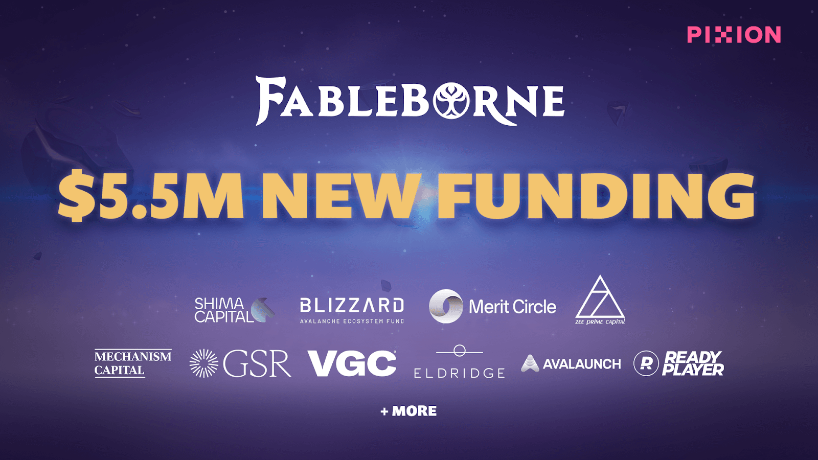 Fableborne Dev Pixion Games Raises $5.5M to Boost Development