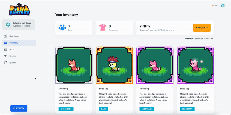 Portal Fantasy Play to Airdrop Exclusive
