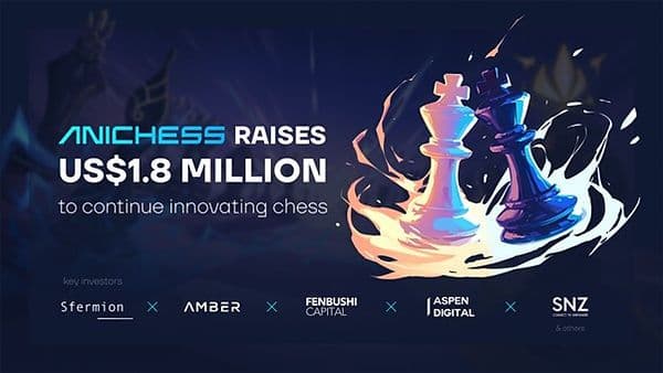 Anichess Raises $1.8 Million for Blockchain Chess Game image