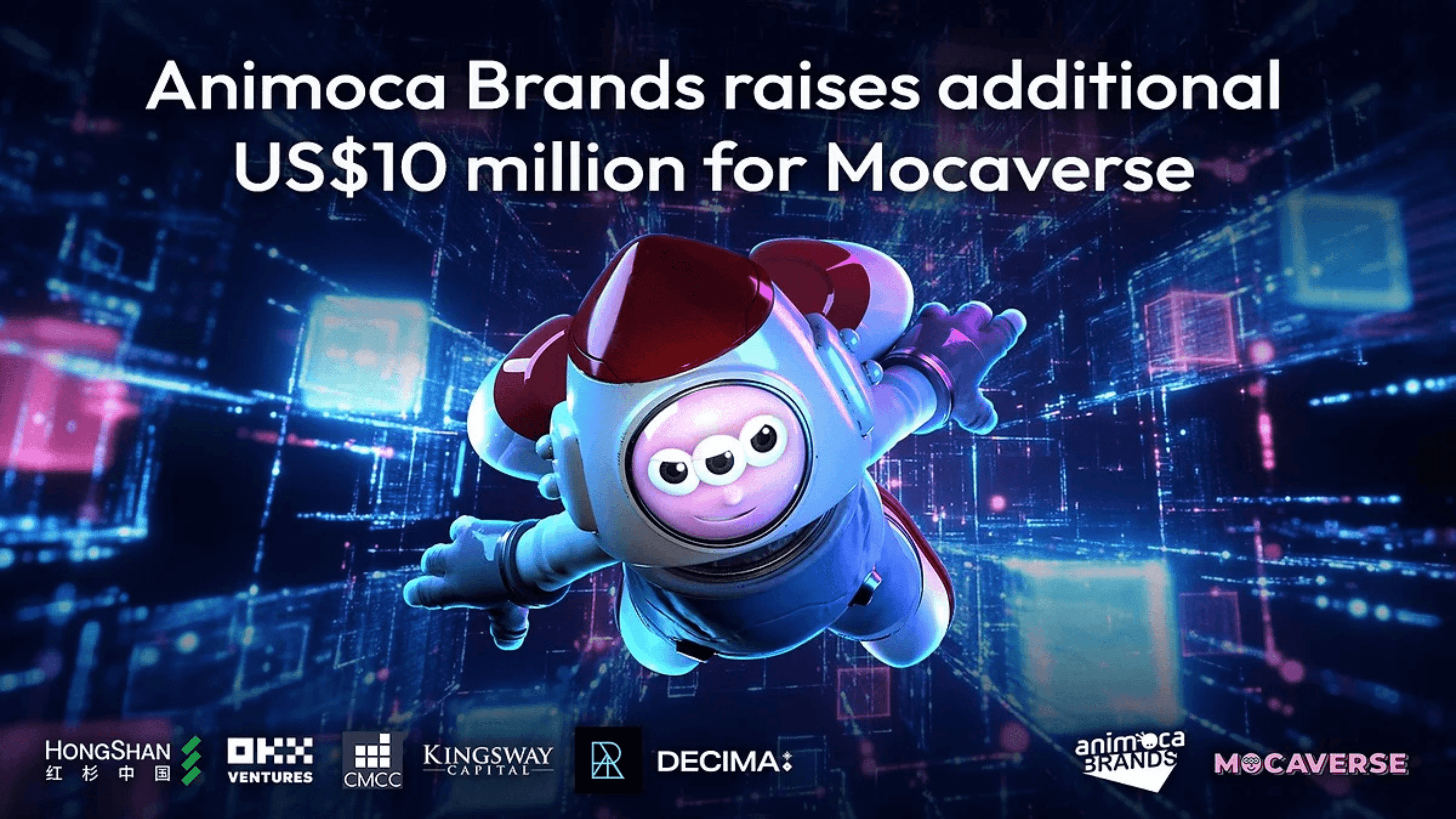 Animoca Brands Secures $10 Million for Mocaverse