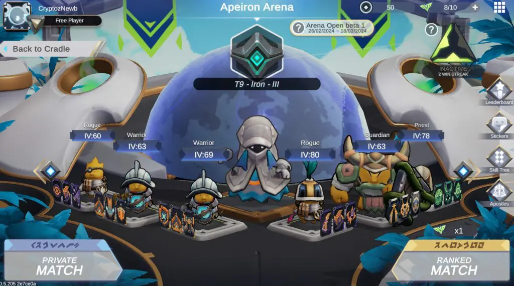 Apeiron Token Sale and PvP Competition