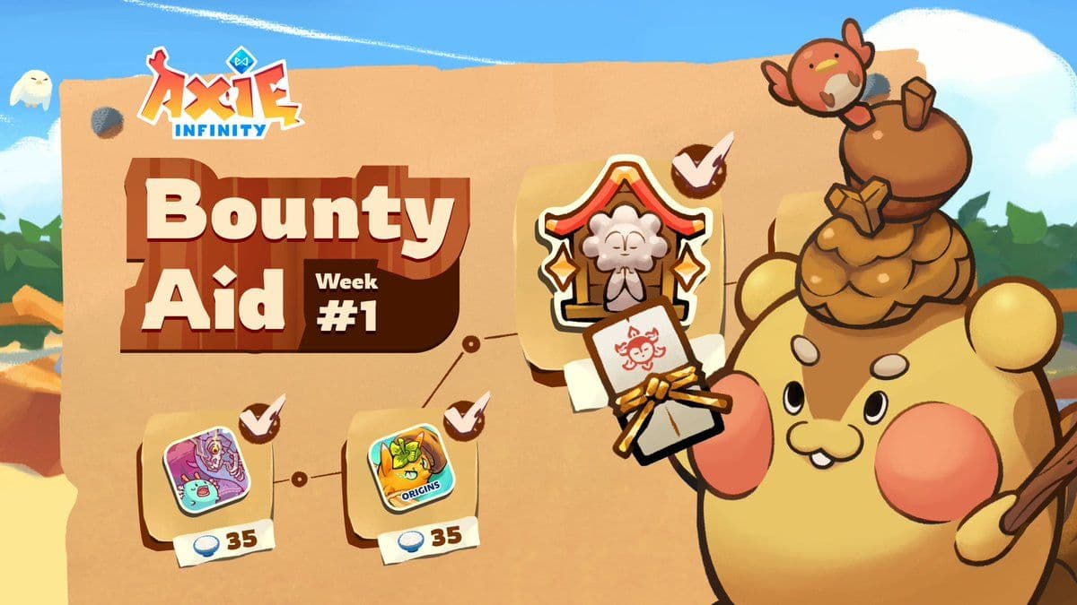 Axie Infinity Introduces Axie Bounty Aid image