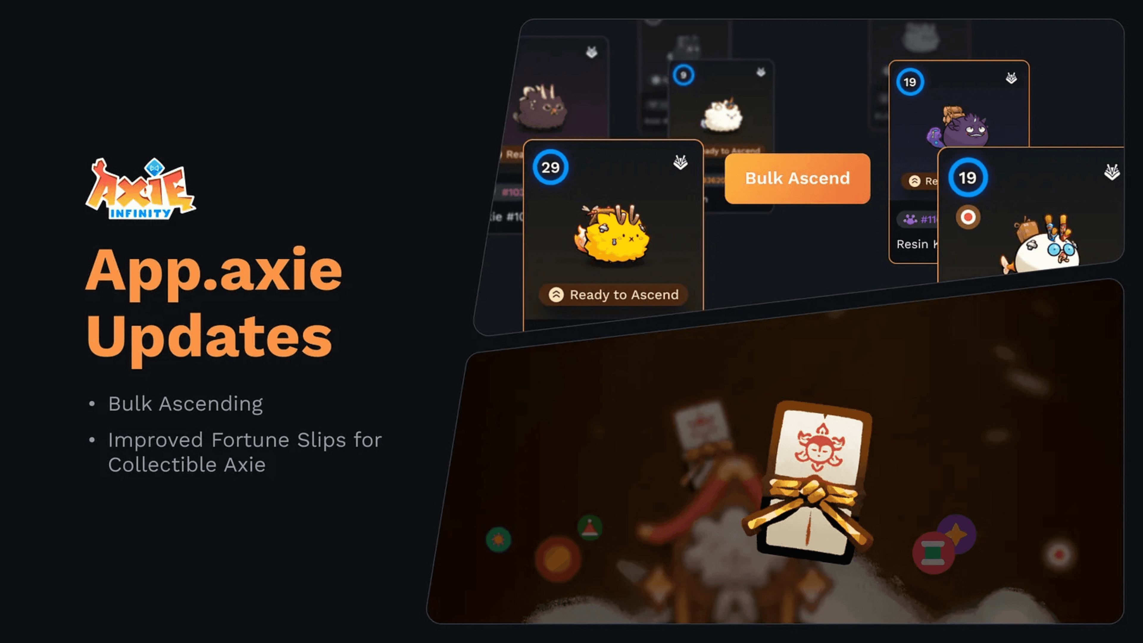 Axie Infinity Reveals Newest App.axie Updates image