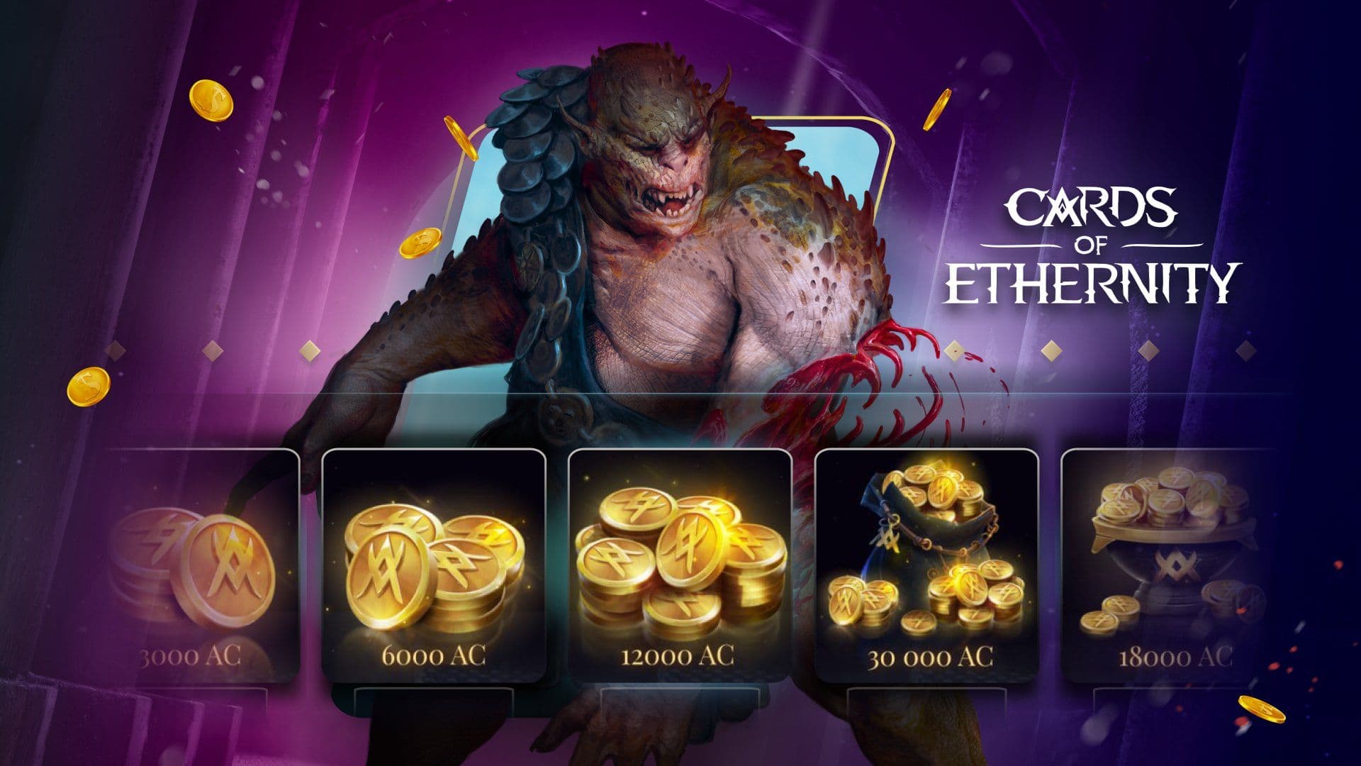 Aether Games Gives Sneak Peek on Cards of Ethernity Aether Coins Store image