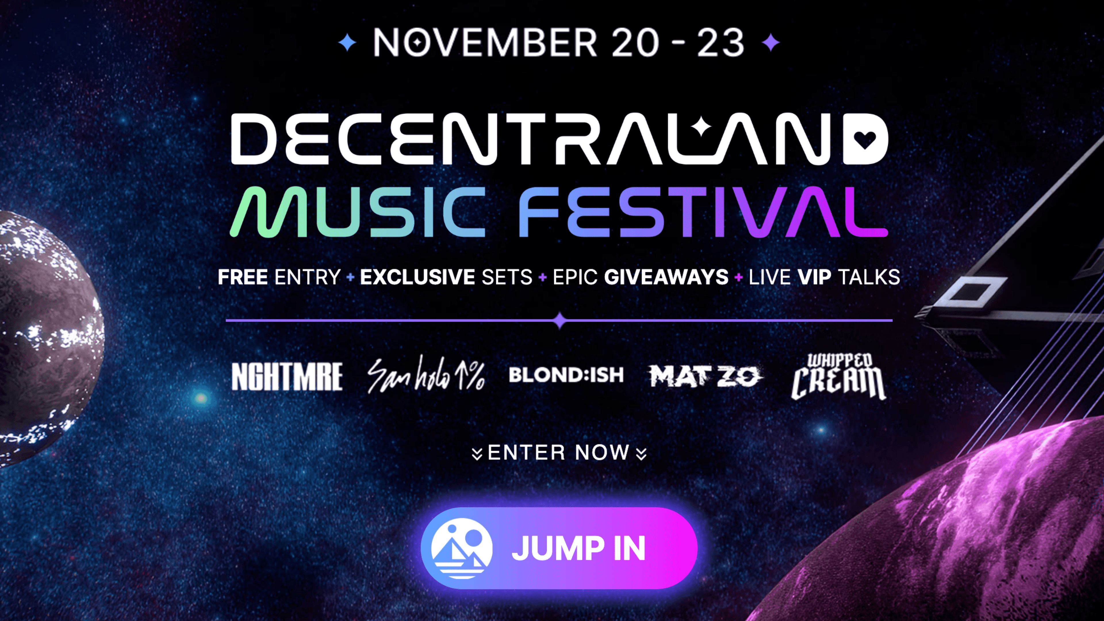 Decentraland Music Festival Back for Fouth Year