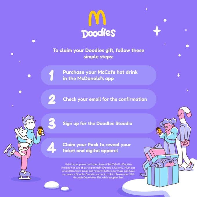 Doodles and McDonald’s Launch Limited-Edition Merch