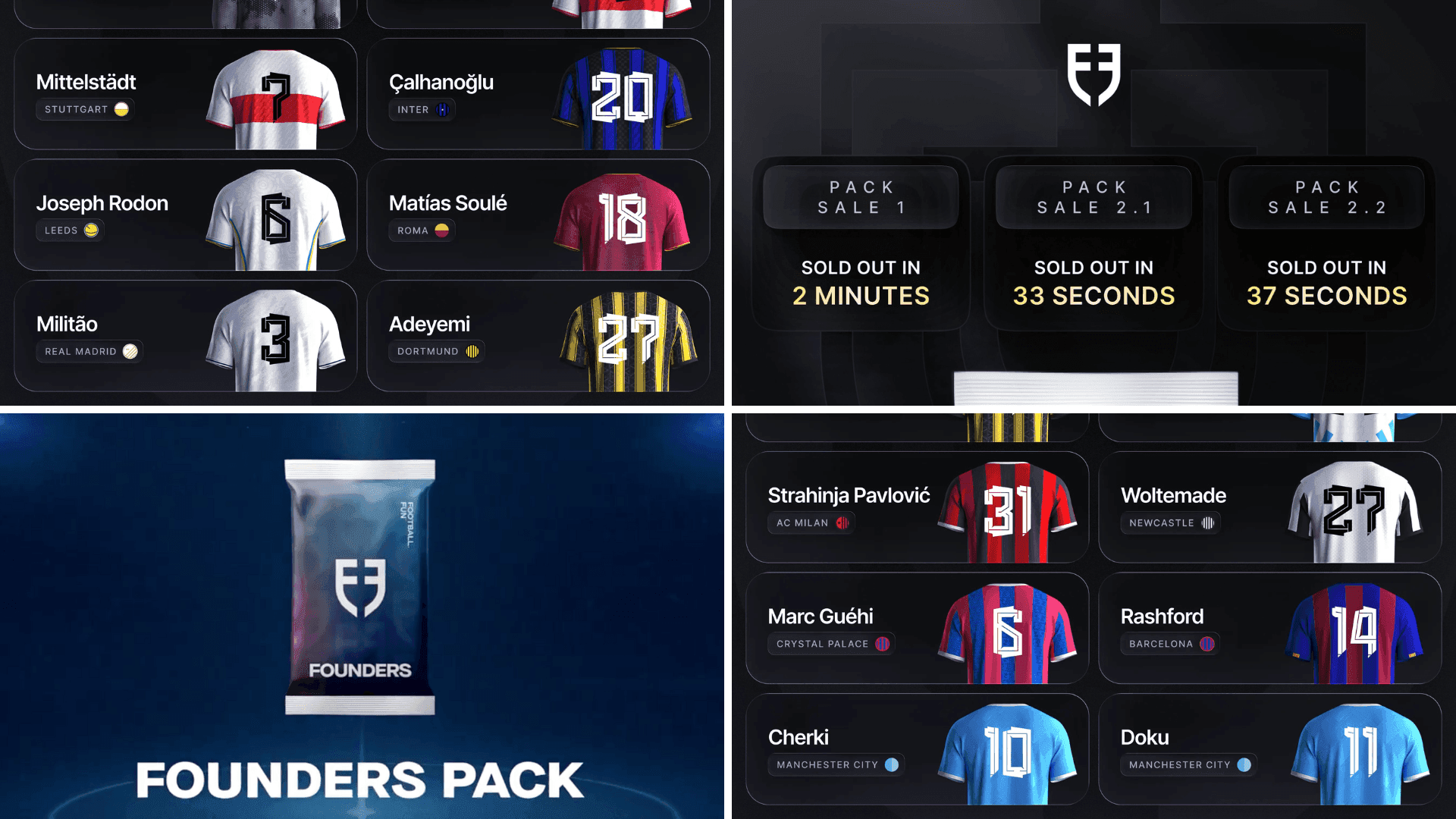 Football.Fun Packs Sell Out in Seconds